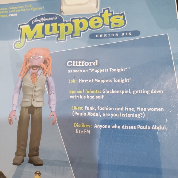 2003 PALISADES MUPPETS CLIFFORD FIGURE SET SEALED L👀K - Picture 4 of 7